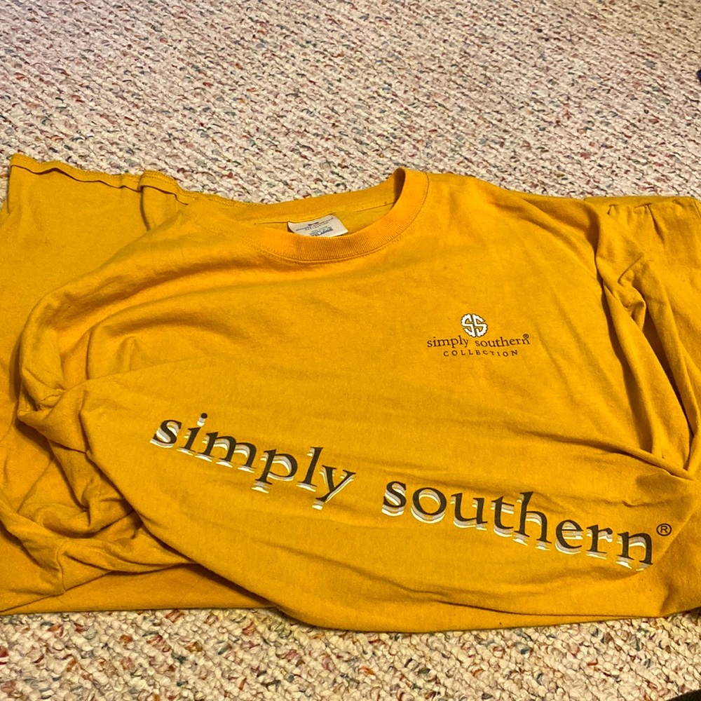 Yellow Simply Southern BEE KIND shirt